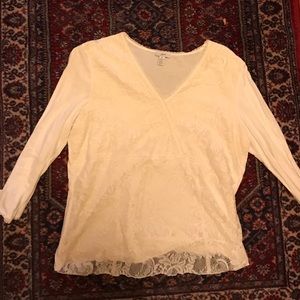J.jill lace shirt